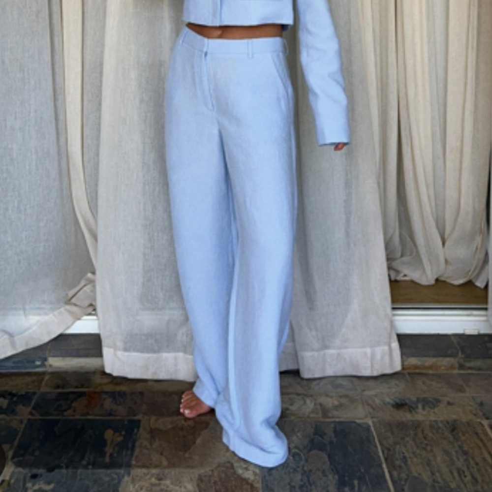 LIGHT BLUE TROUSERS